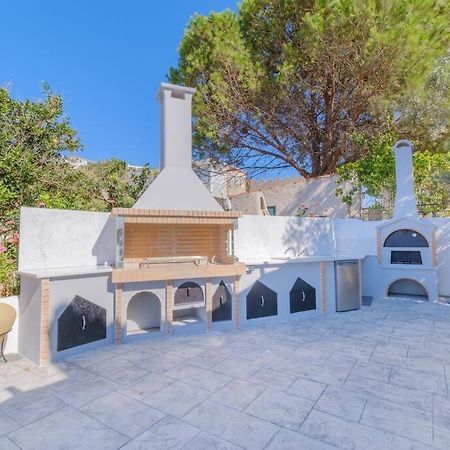 Lefkathia Beach Villa - Gated Beach-Front Private Villa At Lefkathia Beach, Chios! Volissos Exterior foto